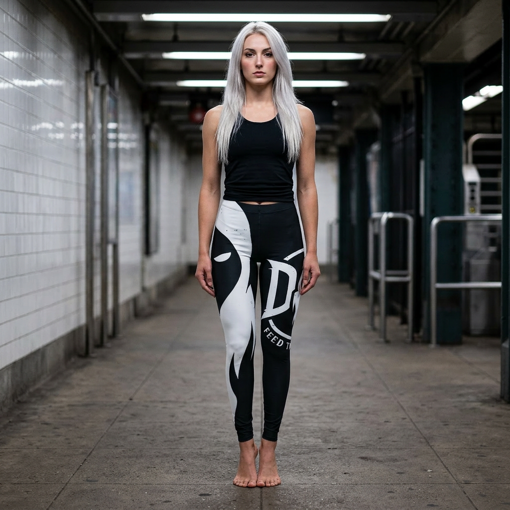 DropGhost Logo Leggings